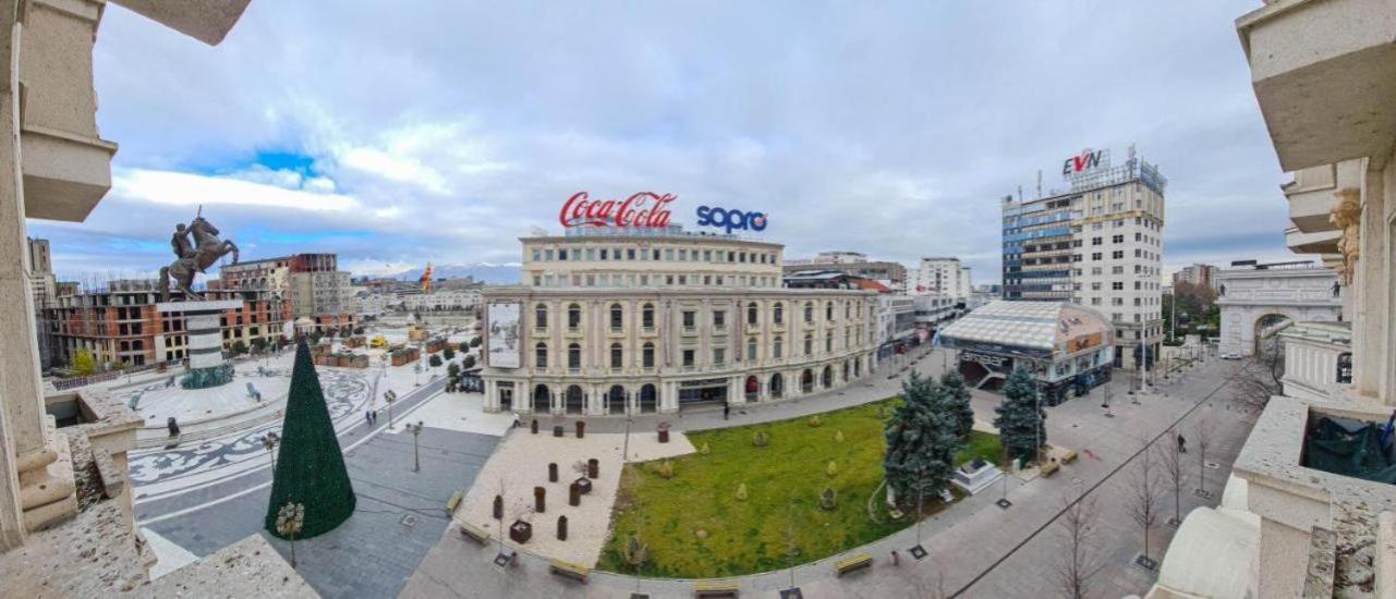 Rooftop Apartment At Mainsquare Скопье Экстерьер фото