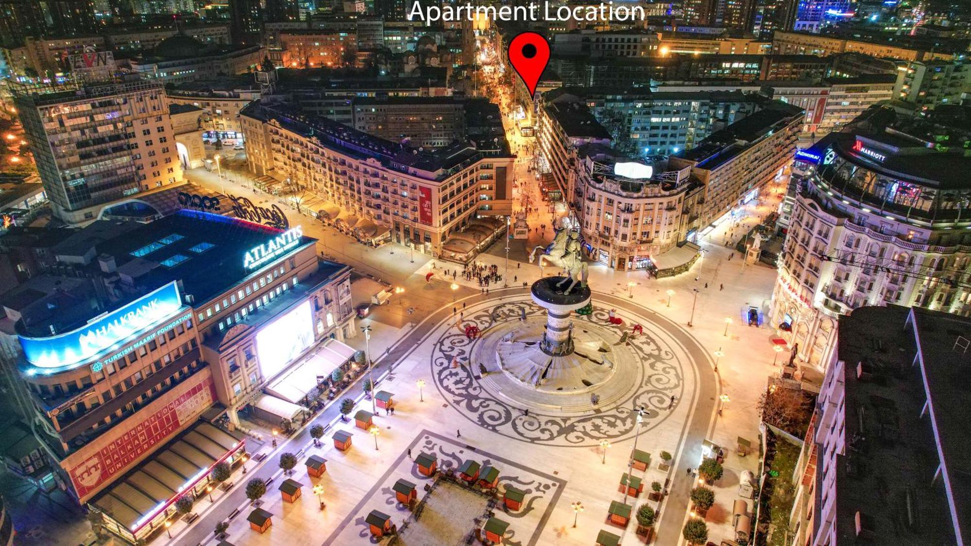 Rooftop Apartment At Mainsquare Скопье Экстерьер фото